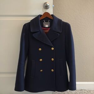J Crew Navy Peacoat